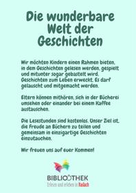 Flyer Lesestunde2