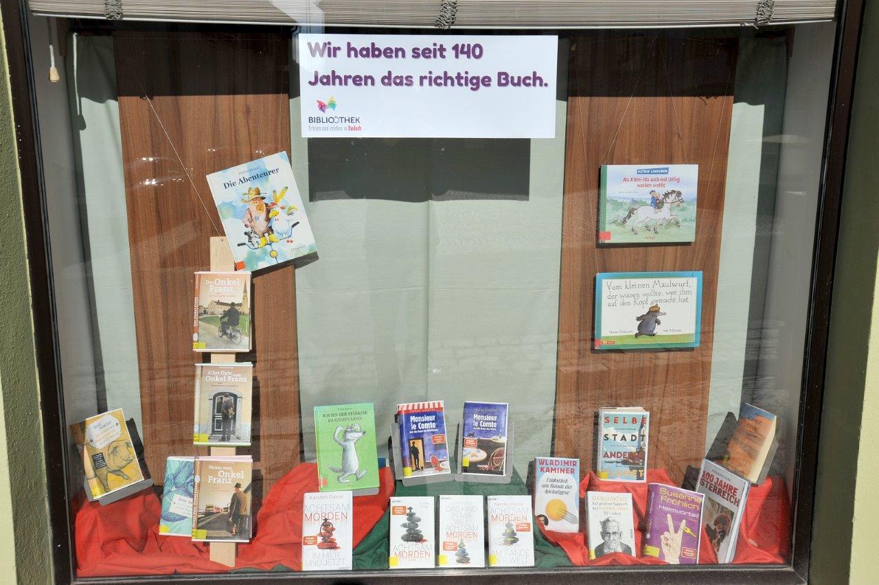 Bild der Auslage im Februar