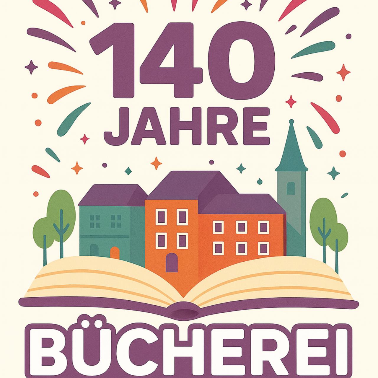 Einladung 140 JahreBüchereiHaslach