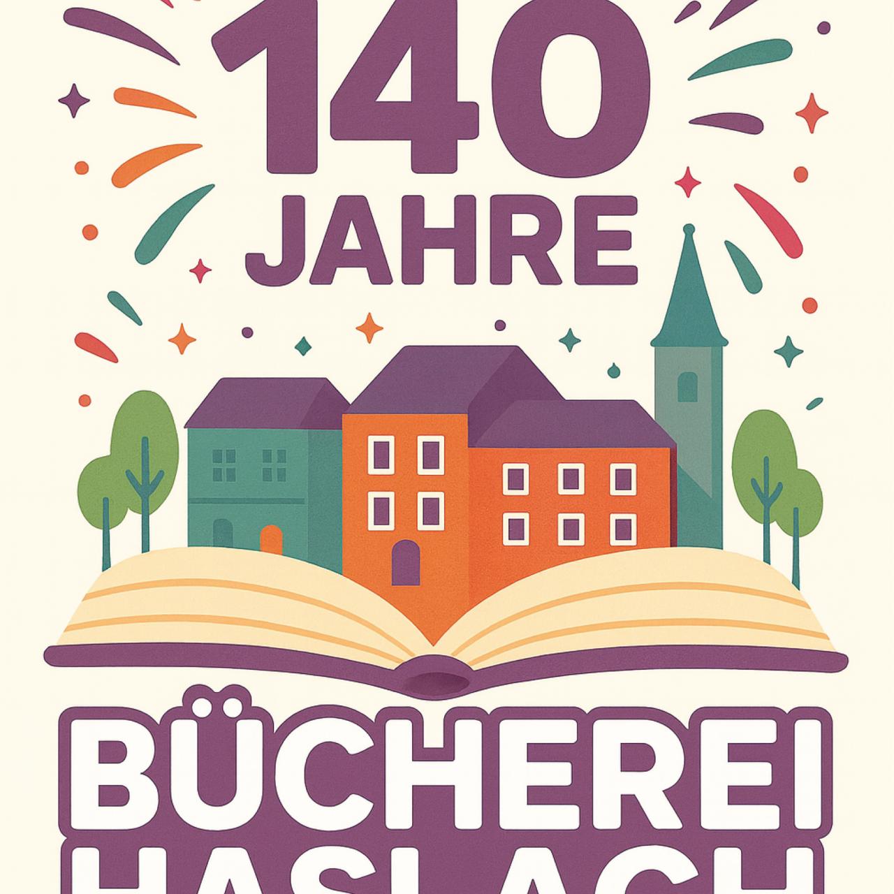 Einladung 140 JahreBüchereiHaslach